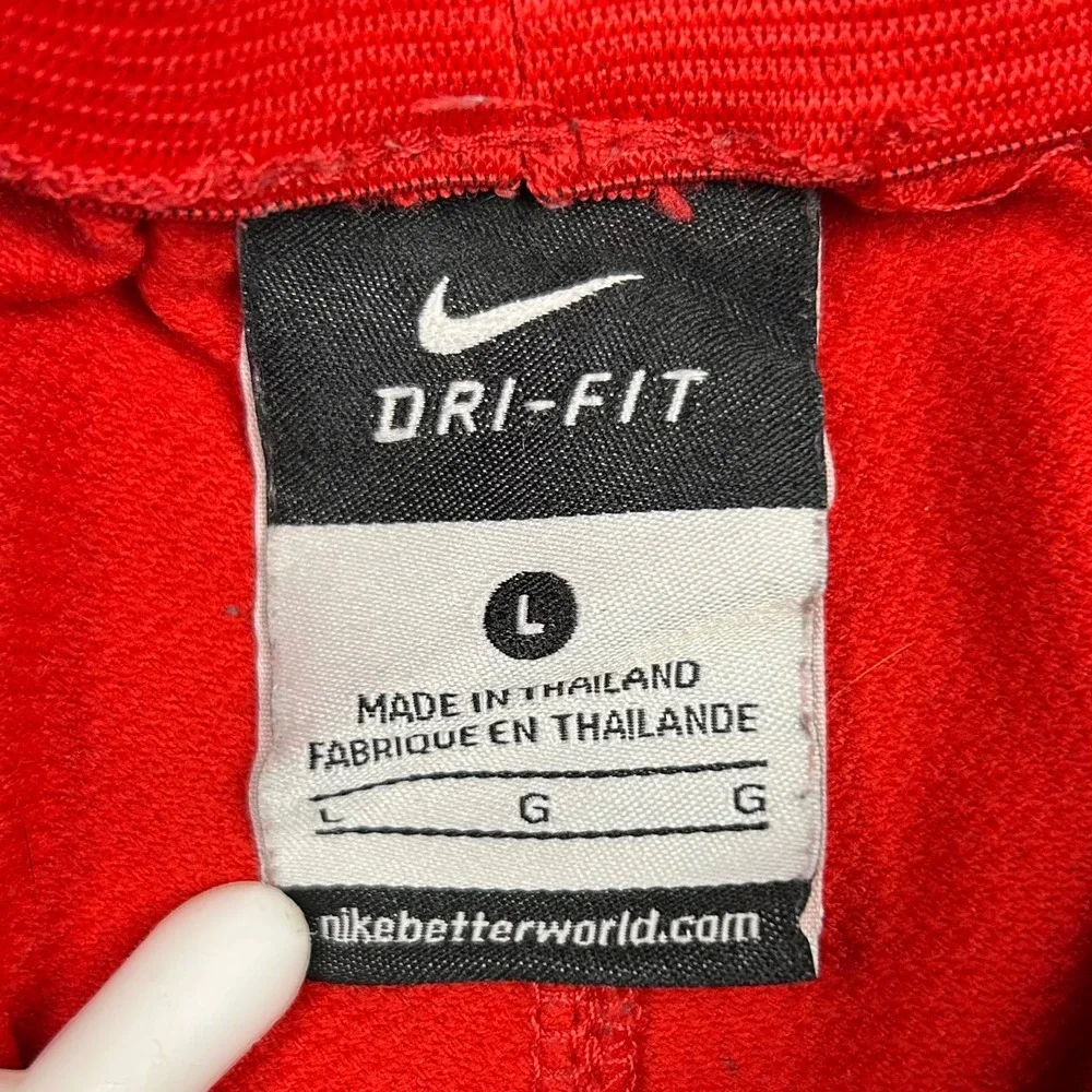 Nike Elite Basketball Shorts Mens L Red‎ Dri-FIT Athletic Retro Y2K 545526-657